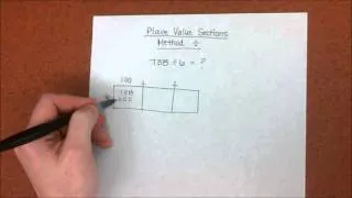 Place Value Sections Method for Long Division