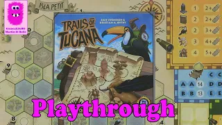 Trails of Tucana, Playthrough with rules & first impression #flipandwrite #familygame