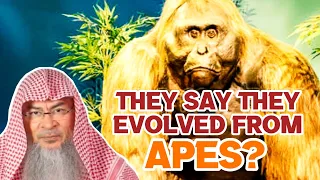 Are those who oppose what Allah says Taghoot? They say man evolved from Apes?