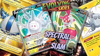 Medicham V Deck Profile. W/ Galarian Cursola, Rugged Helmet & Arctozolt. PTCG Online. Evolving Skies