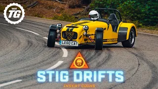 STIG DRIFTS: Caterham 620R; 545kg and 310hp in the wet | Top Gear