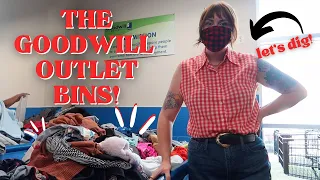 Thrift With Me at the GOODWILL OUTLET BINS! ~Digging For Vintage Deals~