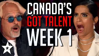 Canada's Got Talent 2023 - Week 1 BEST AUDITIONS! | Got Talent Global