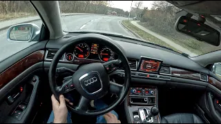 2005 Audi A8 D3 [3.2 i V6 260 HP] | POV Test Drive #1039 Joe Black