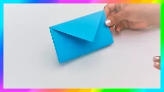 How to make paper ENVELOPES without glue ★ Origami ★ Envelopes for letters | PapelyManualidades