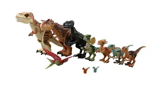 Dinosaurs in Jurrasic World Lego - Tất cả khủng long trong Công viên khủng long Lego