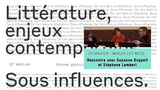 Rencontre avec Suzanne Doppelt et Stéphane Lambert