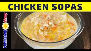 Rich and Creamy Chicken Sopas - Filipino Chicken Macaroni Soup