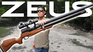 The World's Most Powerful Air Rifle!! (ZEUS 72 Cal)