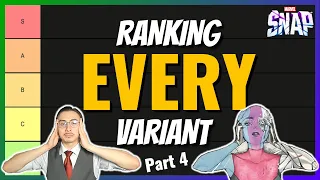 Ranking EVERY Variant! - Part 4 | Baron Zemo, Red Hulk, Nebula | Marvel Snap