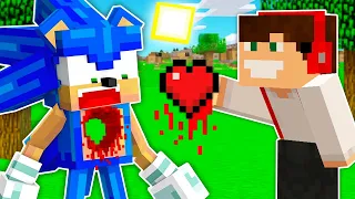 ZABIERAM SERDUSZKA SONICOWI I GRACZOM W MINECRAFT?! GPLAY & LAKI