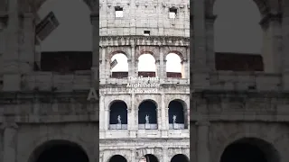 Rome: The Colosseum - dating 80 AD #rome #colosseum #shorts