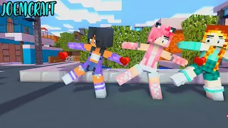 APHMAU, KC, KIM, AARON | CAPTURED LOVE MEME | POI POI DANCE | HEROTONIGHT DANCE  Minecraft Animation