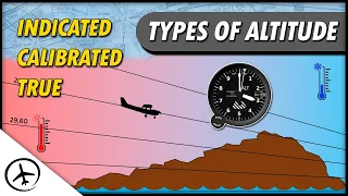 Types of Altitude (Indicated, Calibrated and True)