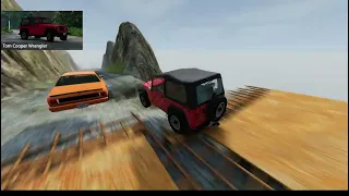 Madness Hill 14, Insane Driver View, With Dummies! (BeamNG)