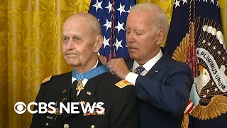 Biden awards Medal of Honor to Vietnam War pilot Larry Taylor