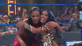 FULL MATCH   Bianca Belair   Sasha Banks vs  Carmella   Zelina Vega  SmackDown    360P