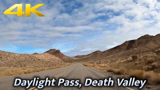 Daylight Pass, Death Valley National Park, CA - 4K Scenic Drive - Relaxing Music with Drive