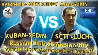 Vyacheslav KRIVOSHEEV - Alan ZAIKIN Russian Club Championships Table Tennis