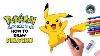 How to draw Pikachu fast and easy I Pokémon