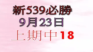 9月23日 新539必勝-3