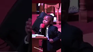 MUST WATCH!!! 5 years old preacher goes in 🙏| Luke Tillman #short #word #viralshorts #gospel