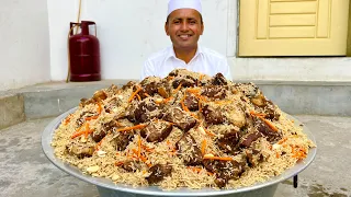 AFGHANI PULAO RECIPE | Original 30 KG Kabuli Pulao Recipe | Mubashir Saddique | Village Food Secrets