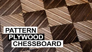 How to make a Chessboard with pattern plywood