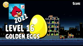 Angry Birds (2022) | Golden Eggs | Level 16 | Walkthrough