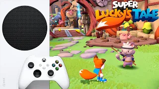 Super Luckys Tale Xbox Series S FPS BOOST Геймплей 120 FPS