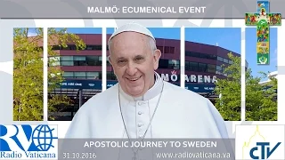 2016.10.31 Pope Francis in Sweden - Ecumenical event with the World Lutheran Federation