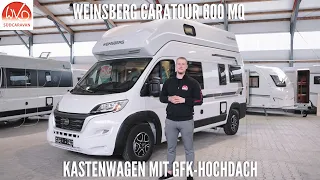 WEINSBERG CARATOUR 600 MQH | Kastenwagen mit Hochdach und Hubbett