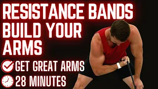 Resistance Bands Arms Workout - Great Arms In 25 Minutes