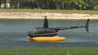 Robinson R44 Helicopter Lands in the Water | How Long Can it Float?