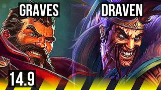 GRAVES & Soraka vs DRAVEN & Janna (ADC) | 900+ games, Dominating | BR Grandmaster | 14.9