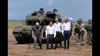 Defense Minister Pistorius visits Exercise Griffin Storm in Lithuania