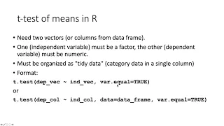 026d Intro to stats in R - t-test of means