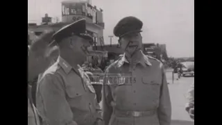 MacArthur meets Harriman, 1950s - Archive Film 1061065