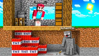 ALPHASTEIN baut TNT unter mein HAUS in MINECRAFT!