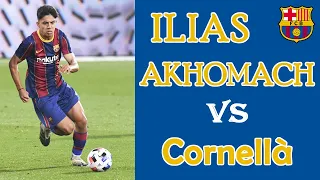 Ilias Akhomach, 2020/2021, Barça B, vs Cornellà (Debut for Barça B)