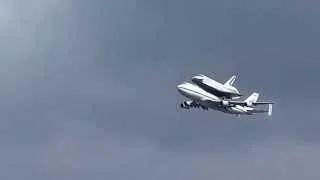 Space Shuttle Enterprise Flies over New York City April 27th 2012