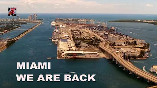 Time-lapse Port Miami Aug 13, 2022