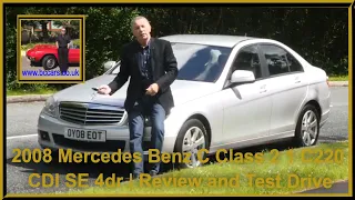 2008 Mercedes Benz C Class 2 1 C220 CDI SE 4dr | Review and Test Drive