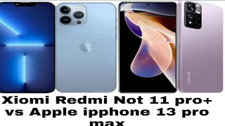 Xiomi redmi note 11 pro+ Vs Apple Iphone 13 Pro Max