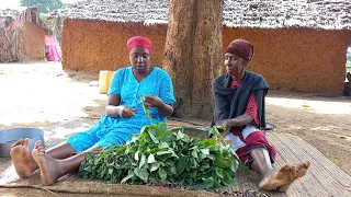 African Village Life//Cooking Most Delicious  Traditional Village Vegetables