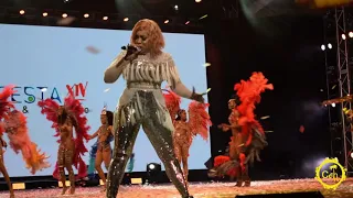 Destra Gracia and Nishard M at Carifesta XIV