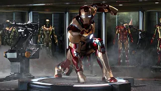 Mark 42 Suit Test Iron Man 3 2013 MOVIE CLIP (4K HD) Scene