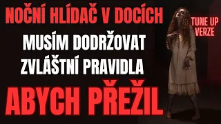 ABYCH PŘEŽIL MUSÍM DODRŽOVAT ZVLÁŠTNÍ PRAVIDLA - PRACUJU JAKO NOČNÍ HLÍDAČ V DOCÍCH - Creepypasta CZ