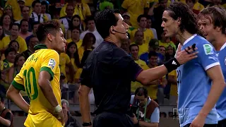 NEYMAR'S MATCH WINNING ASSIST CLASSIFIED BRAZIL TO THE FINAL!  | Neymar vs Uruguay (26/06/2013)