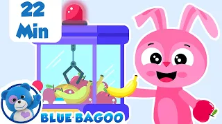 Apples and Bananas and more | Compilation on Blue Bagoo - English Kids Songs & Nursery Rhymes